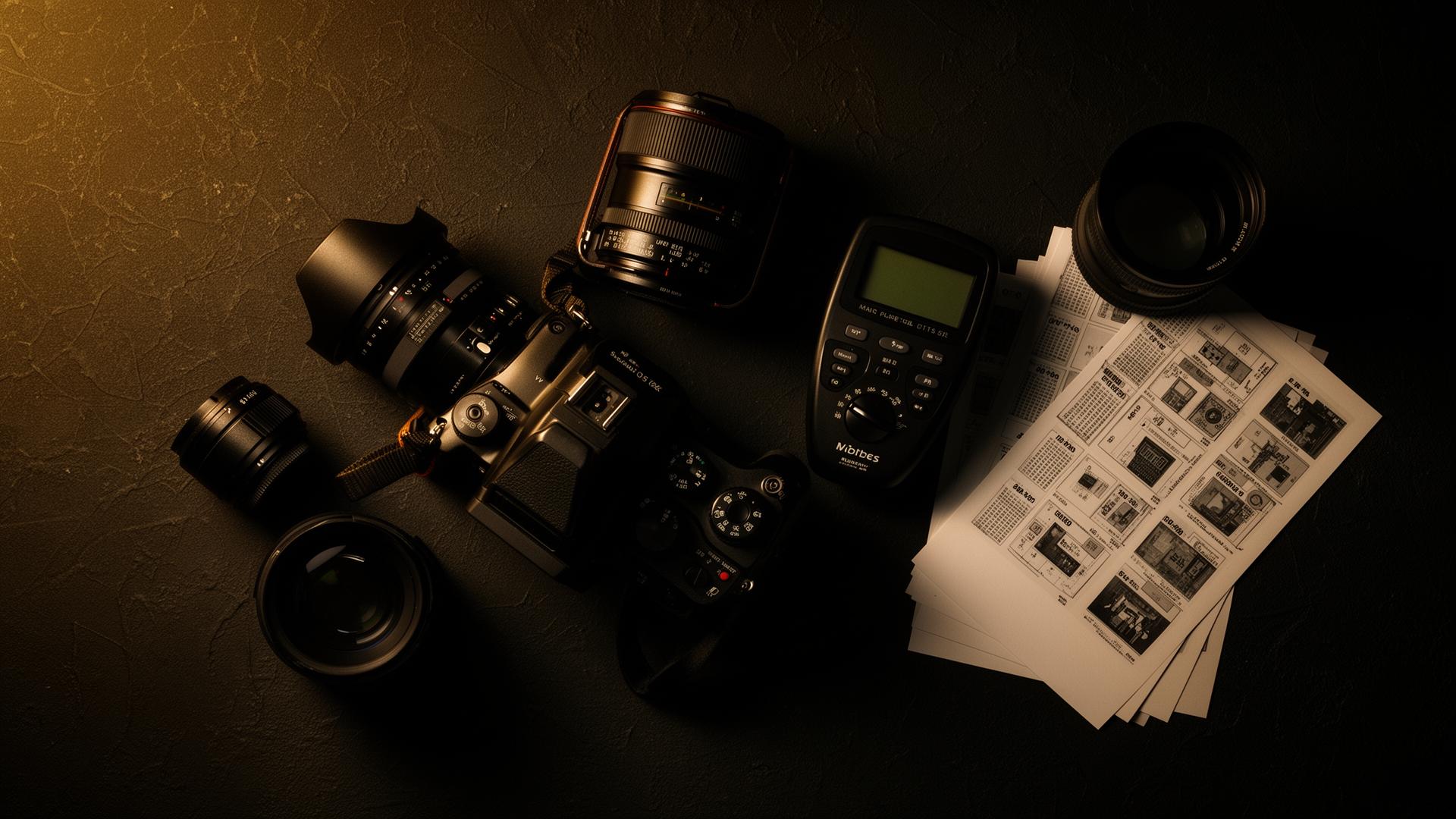 Equipo fotográfico profesional